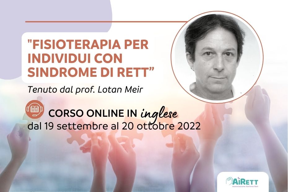 Parte il corso: “Fisioterapia per individui con sindrome di Rett” tenuto dal prof. Lotan Meir.